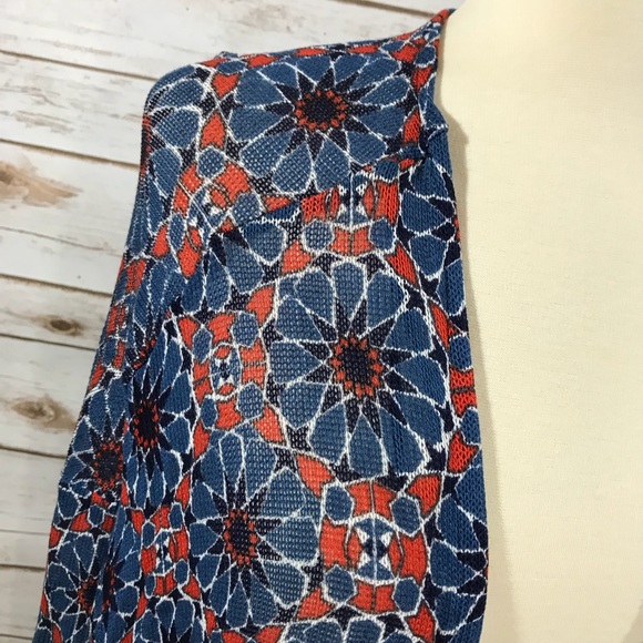 H&M Geometric Starburst Open Front Long Cardigan . - Picture 3 of 8